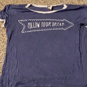 Follow your dreams sleep top.